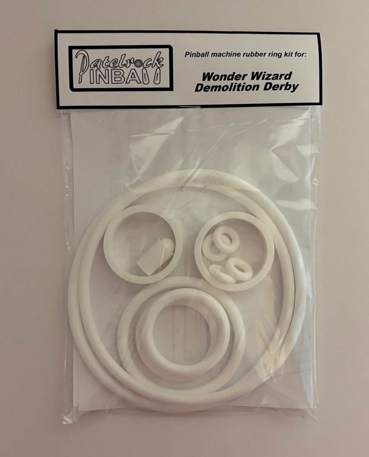 Wonder Wizard Demolition Derby Pinball Machine Rubber Ring Kit