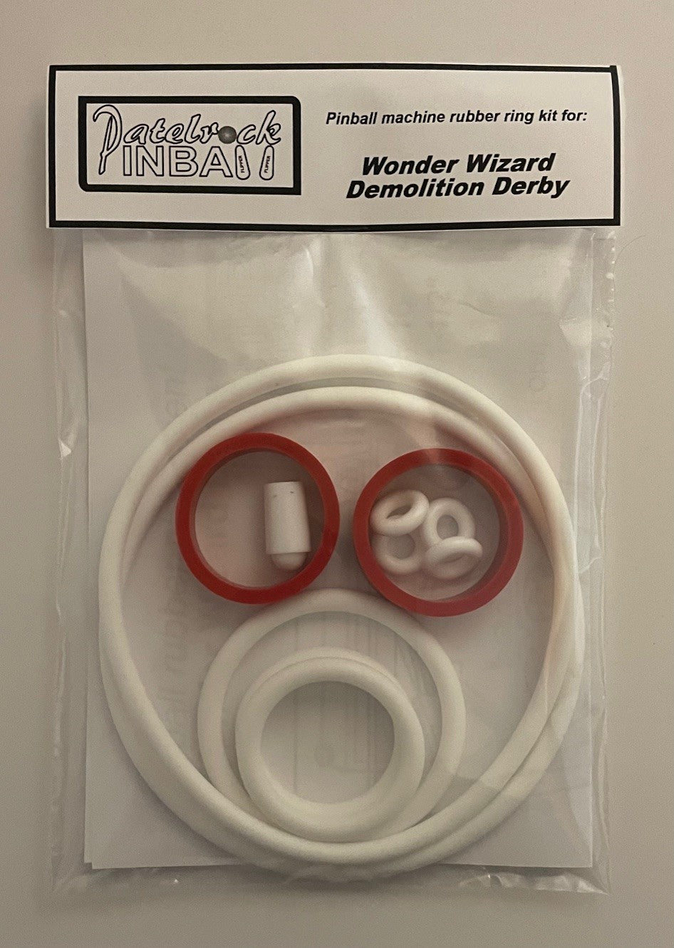 Wonder Wizard Demolition Derby Pinball Machine Rubber Ring Kit