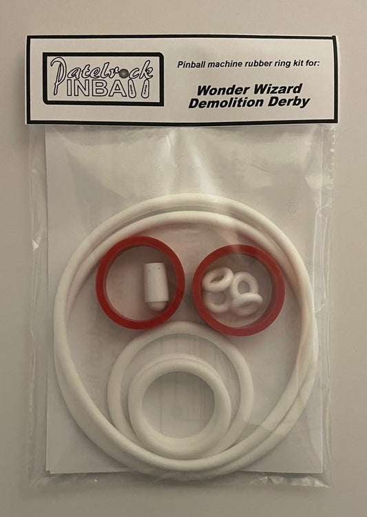 Wonder Wizard Demolition Derby Pinball Machine Rubber Ring Kit