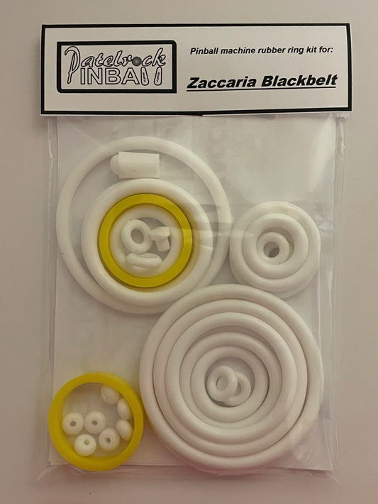 Zaccaria Blackbelt Pinball Machine Rubber Ring Kit
