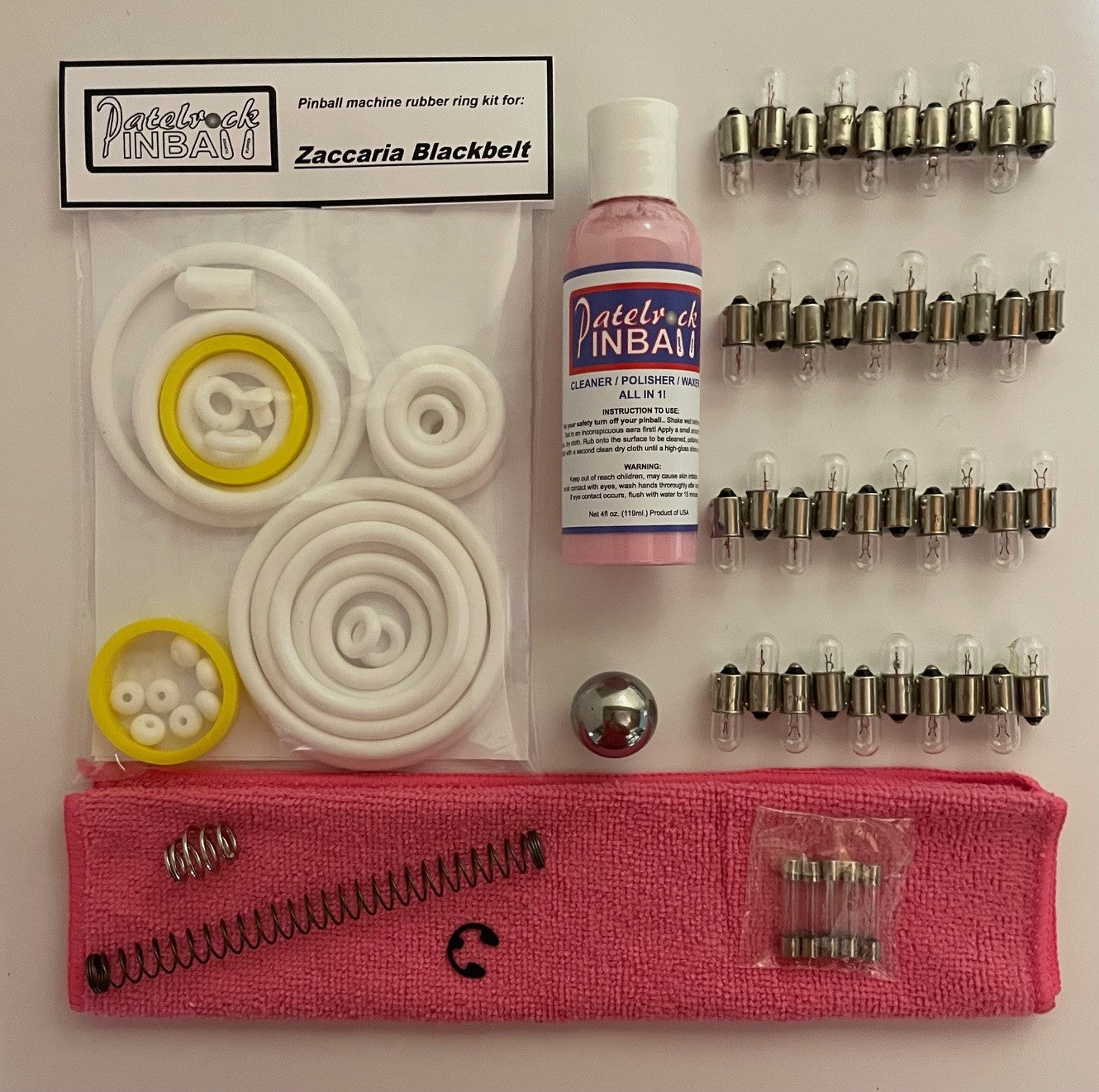 Zaccaria Blackbelt Pinball Machine Maintenance Kit