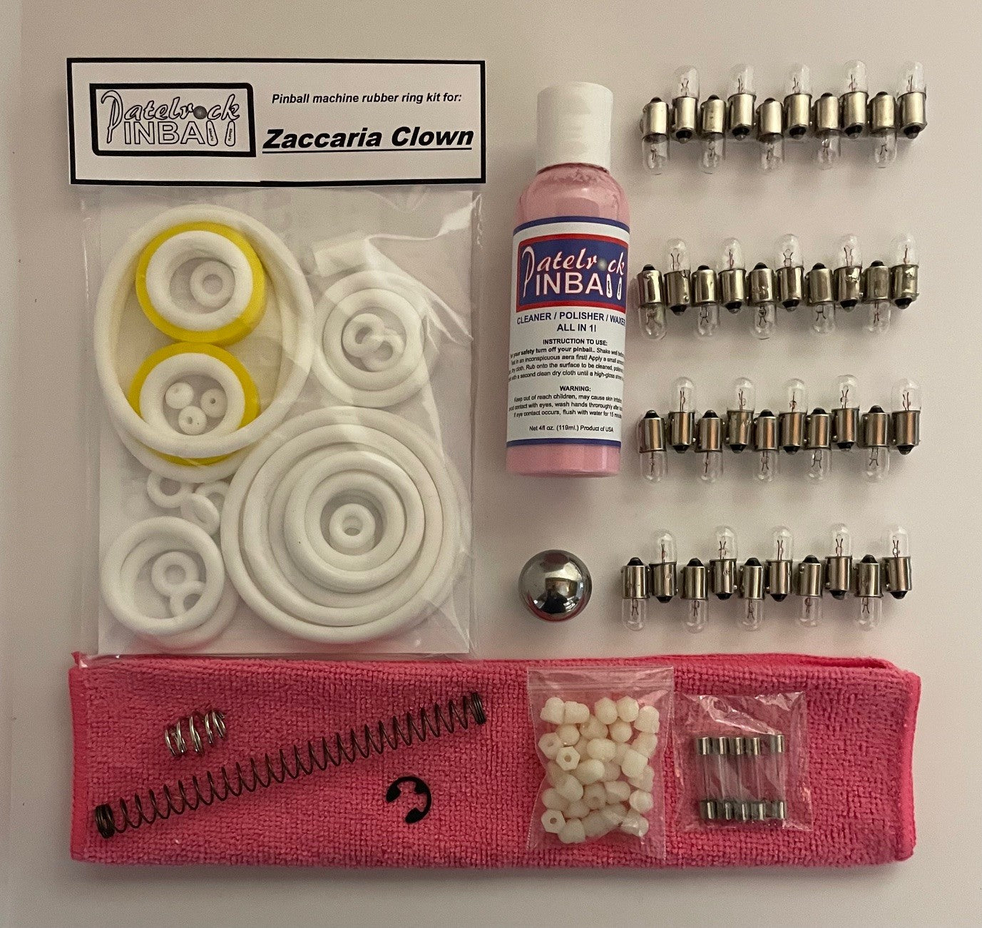 Zaccaria Clown Pinball Machine Maintenance Kit