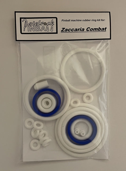 Zaccaria Combat Pinball Machine Rubber Ring Kit