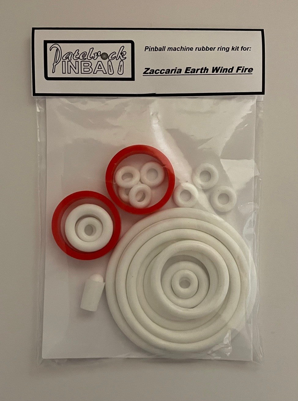 Zaccaria Earth Wind Fire Pinball Machine Rubber Ring Kit