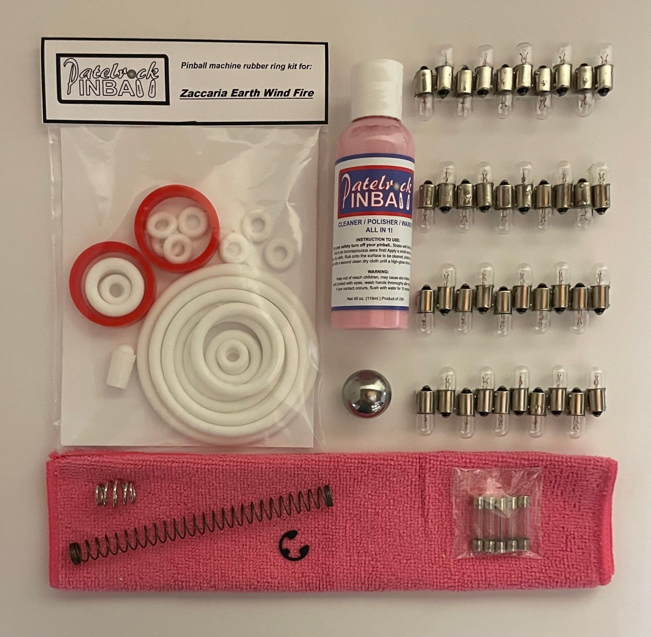 Zaccaria Earth Wind Fire Pinball Machine Maintenance Kit