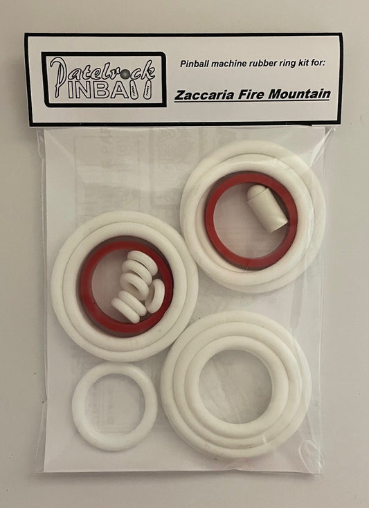 Zaccaria Fire Mountain Pinball Machine Rubber Ring Kit