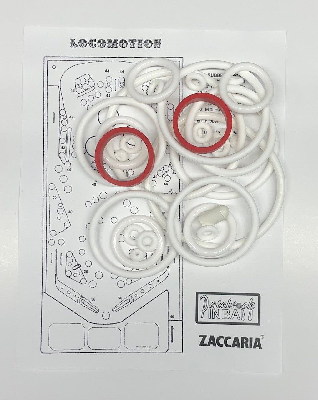 Zaccaria Locomotion Pinball Machine Maintenance Kit