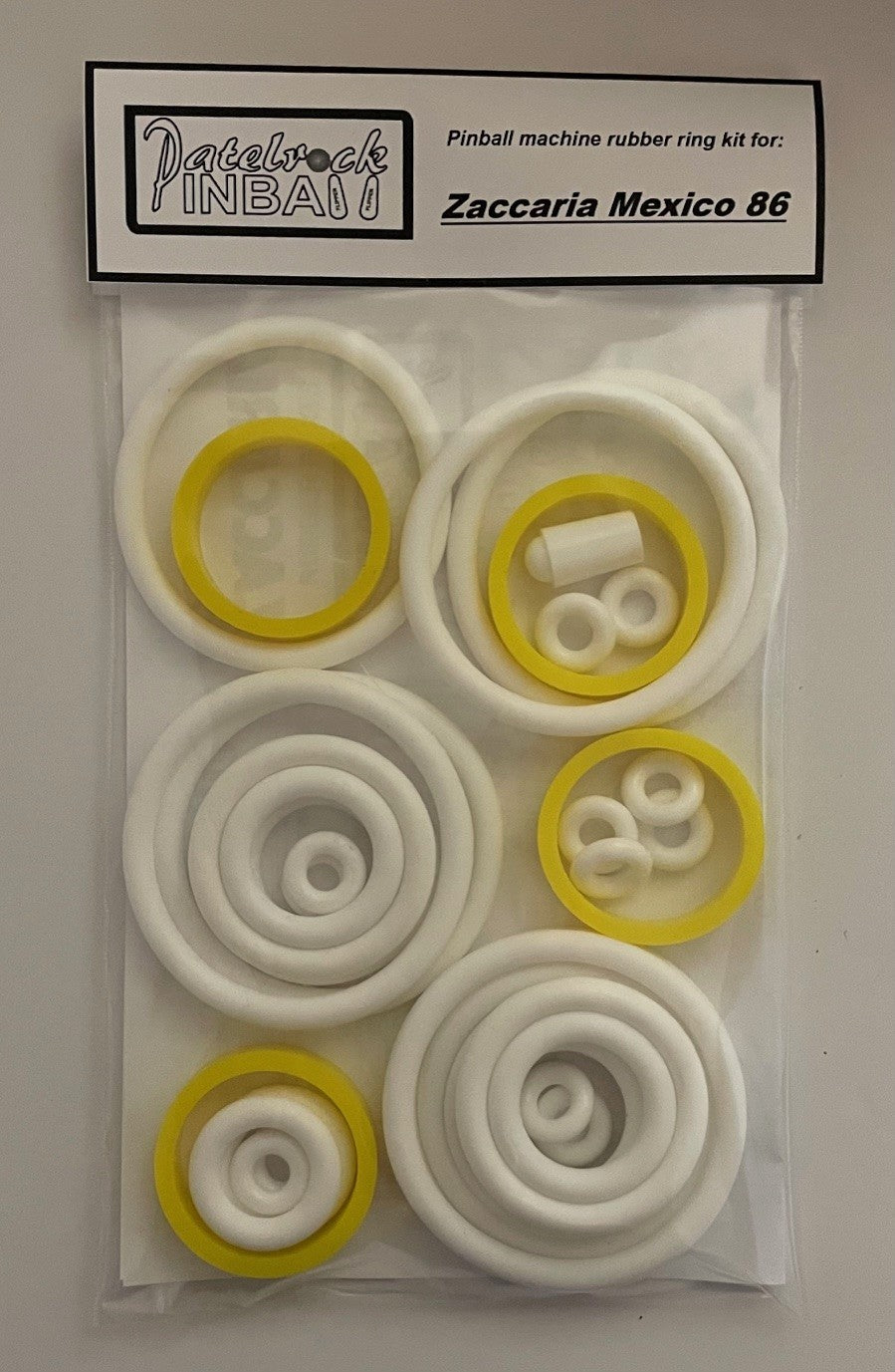 Zaccaria Mexico 86 Pinball Machine Rubber Ring Kit