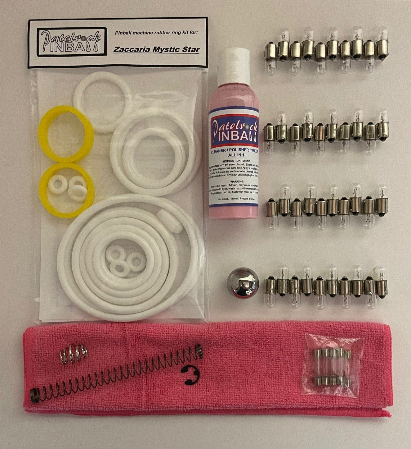 Zaccaria Mystic Star Pinball Machine Maintenance Kit
