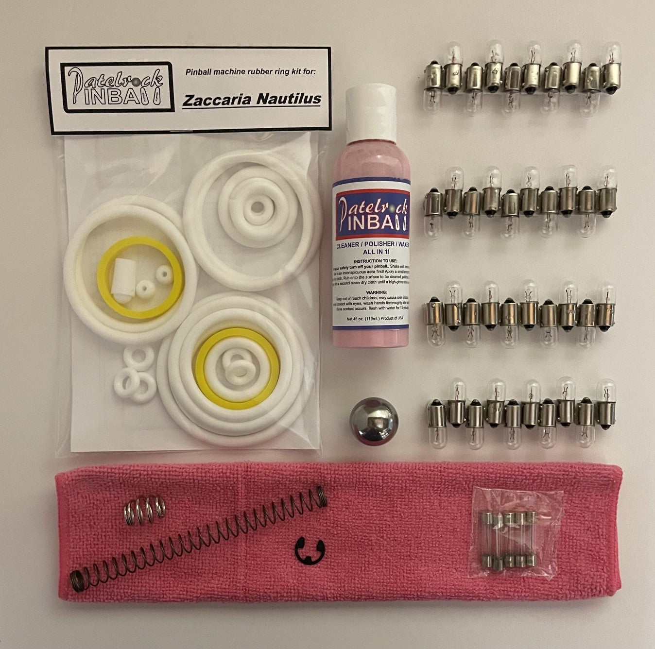 Zaccaria Nautilus Pinball Machine Maintenance Kit