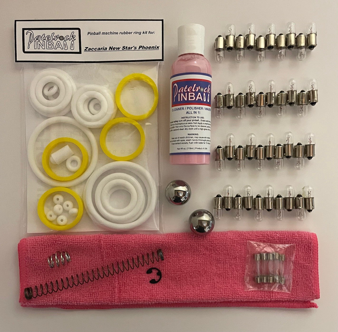 Zaccaria New Star Phoenix Pinball Machine Maintenance Kit