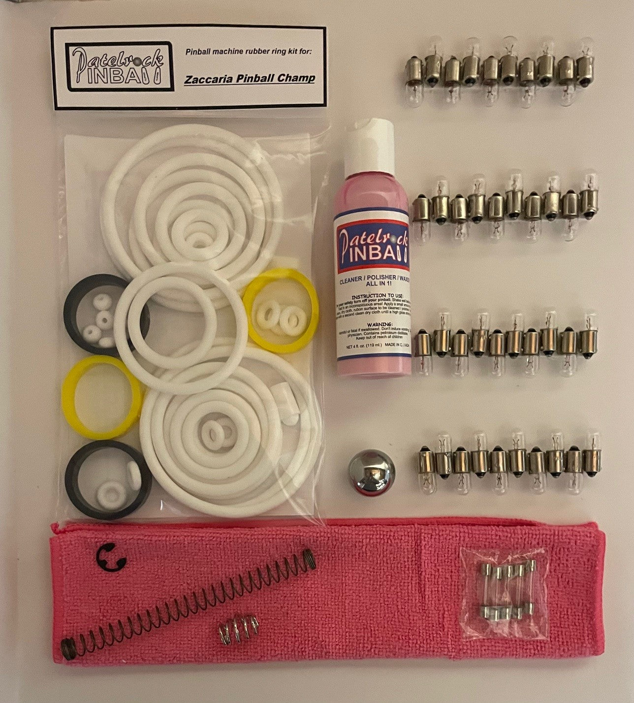 Zaccaria Pinball Champ Pinball Machine Maintenance Kit