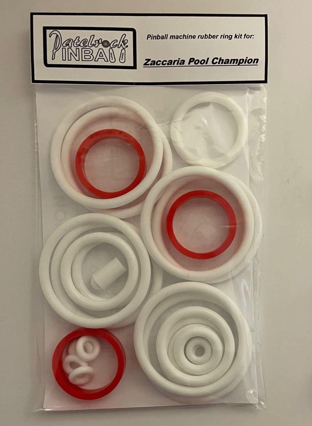Zaccaria Pool Champion Pinball Machine Rubber Ring Kit