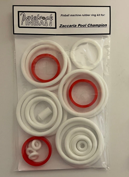 Zaccaria Pool Champion Pinball Machine Rubber Ring Kit