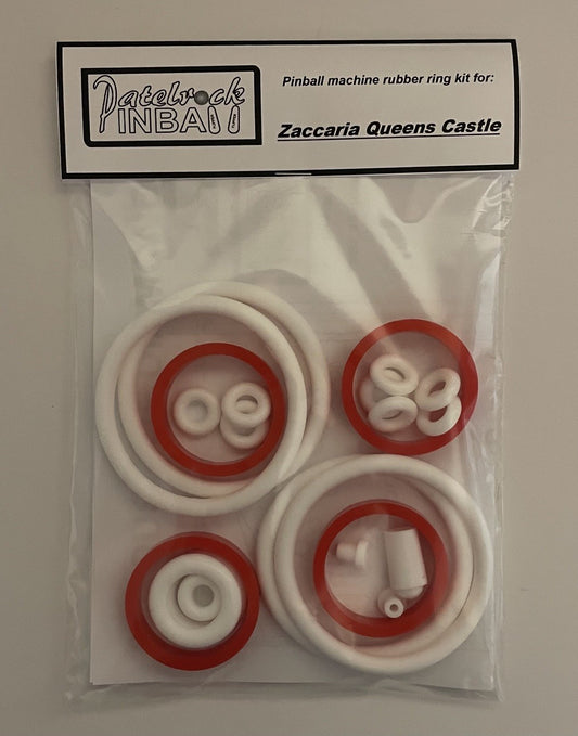 Zaccaria Queen's Castle Pinball Machine Rubber Ring Kit