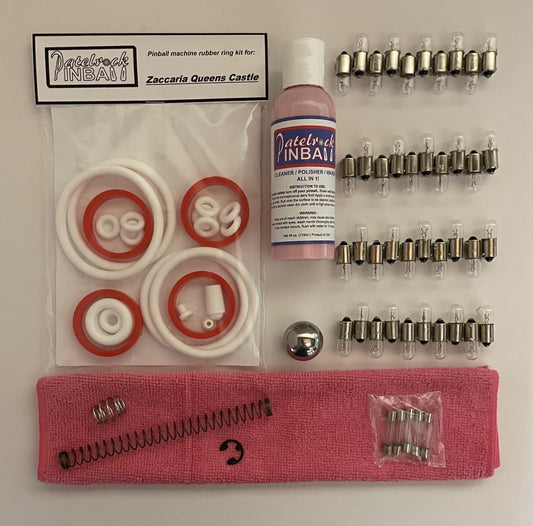 Zaccaria Queen's Castle Pinball Machine Maintenance Kit