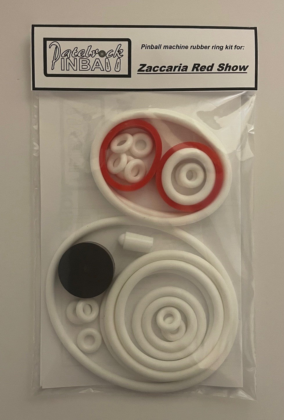 Zaccaria Red Show Pinball Machine Rubber Ring Kit