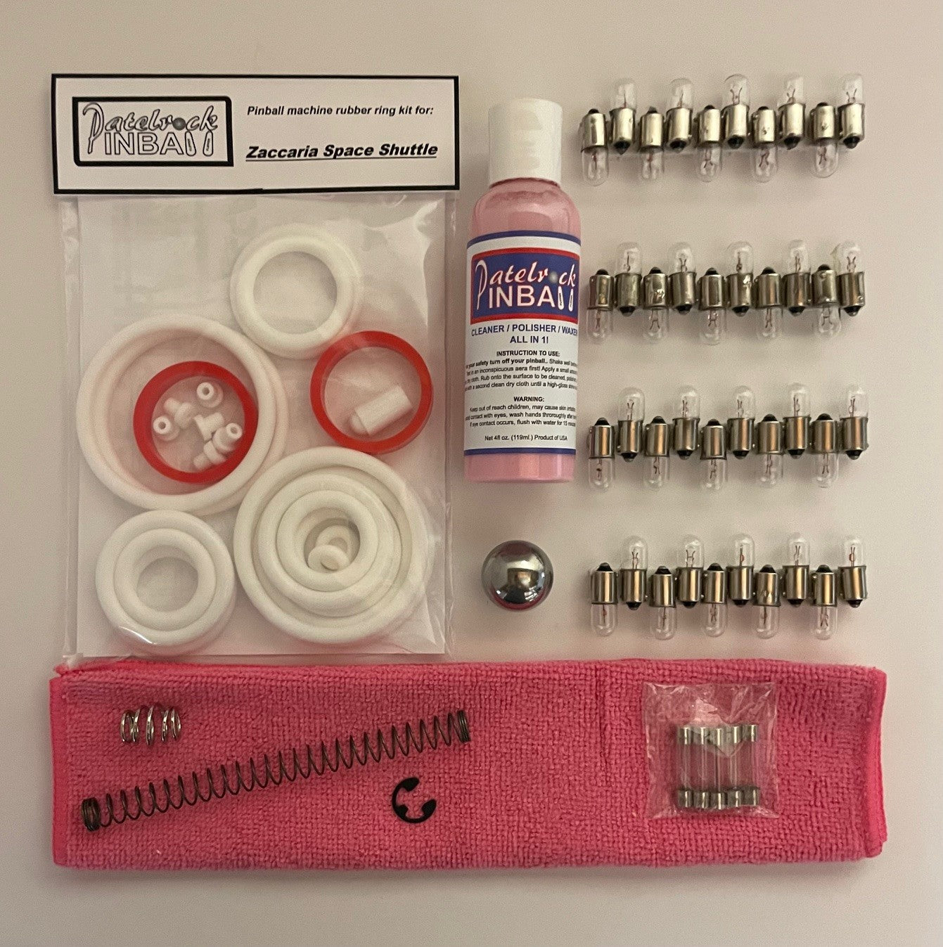 Zaccaria Space Shuttle Pinball Machine Maintenance Kit