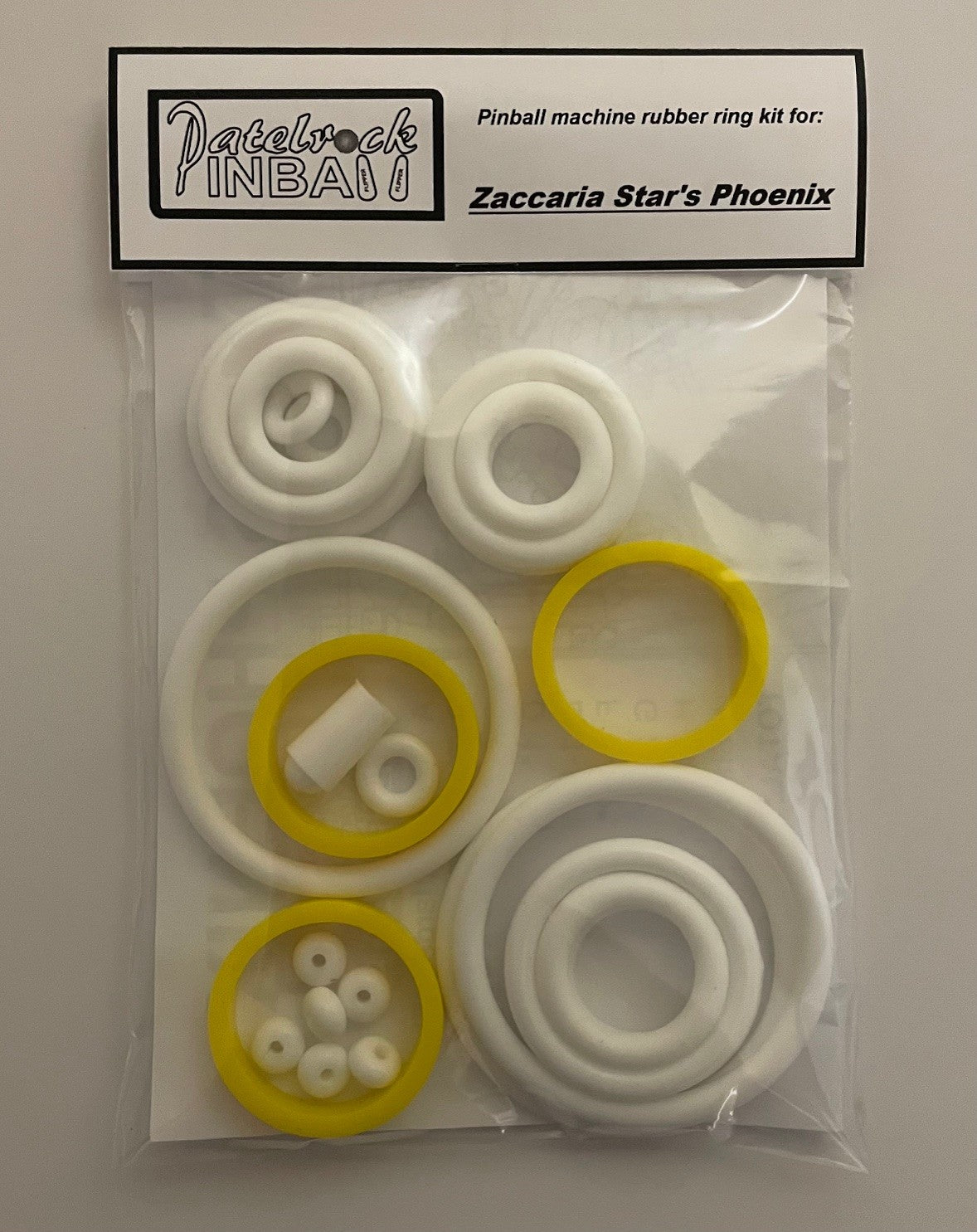 Zaccaria Star's Phoenix Pinball Machine Rubber Ring Kit