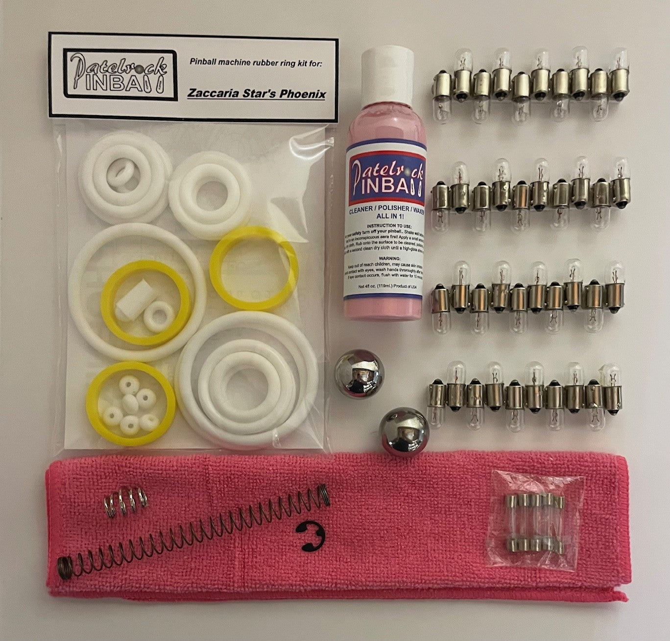 Zaccaria Star Phoenix Pinball Machine Maintenance Kit