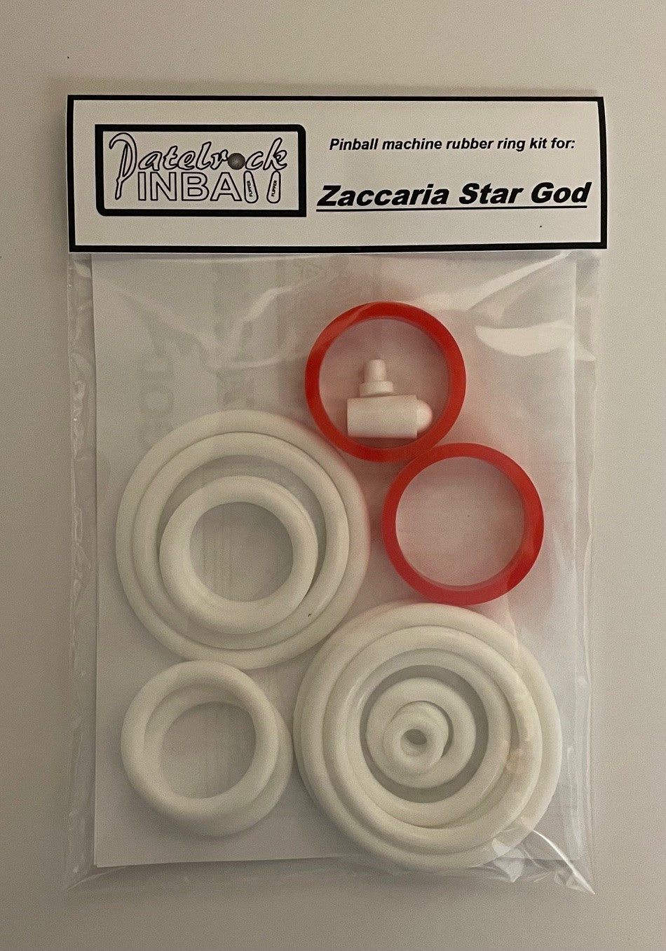 Zaccaria Star God Pinball Machine Rubber Ring Kit