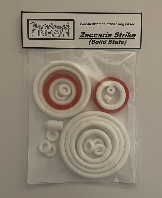 Zaccaria Strike | Solid State Pinball Machine Rubber Ring Kit