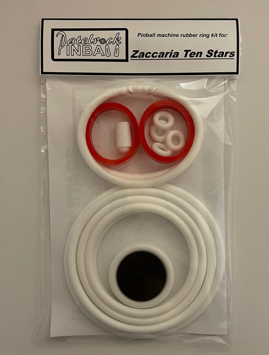 Zaccaria Ten Stars Pinball Machine Rubber Ring Kit