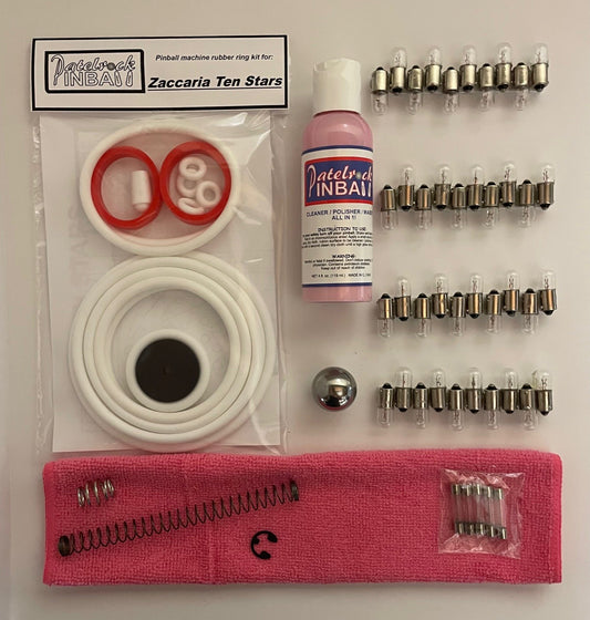 Zaccaria Ten Stars Pinball Machine Maintenance Kit