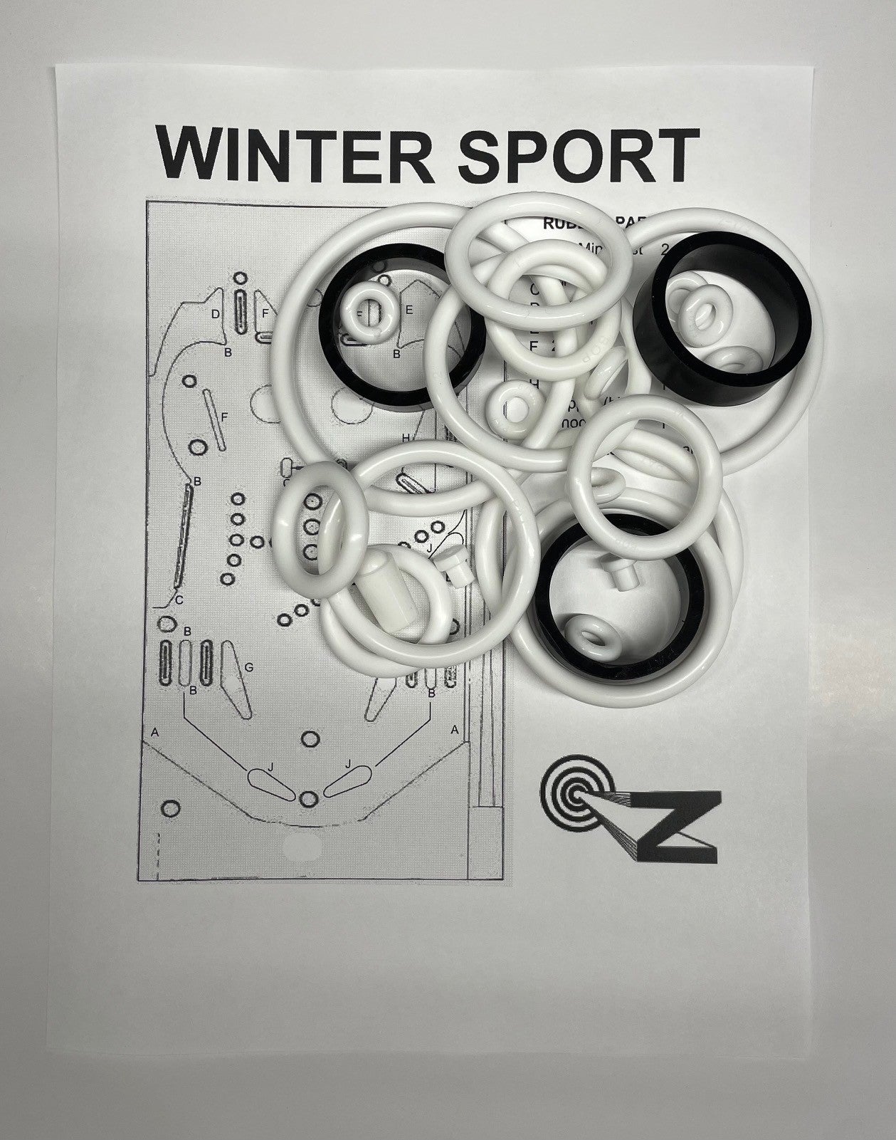 Zaccaria Winter Sports Pinball Machine Maintenance Kit